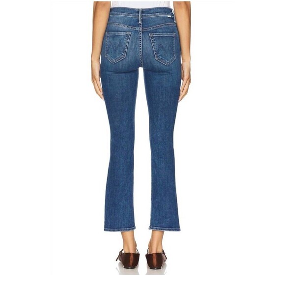 Mother Denim The Insider Flood Over the Top Size 30 Blue Jeans Boot Cut Stretchy - Picture 2 of 15
